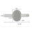 Cat Grooming Comb Dog Bath Brush Pet Grooming Shedding Soothing Massage Rubber Bristles Comb with Adjustable Ring Handle