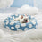 Round Dog Bed with Raised Edges Plush Round Donut Cat Nest with Anti-slip Bottom Cozy Pet Bed for Small Dogs for Warmth for Cats