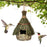 Unique Birdhouse Comfortable Birdhouse Hand-woven Natural Grass Hummingbird House for Garden Outdoor Decoration Window Hideaway