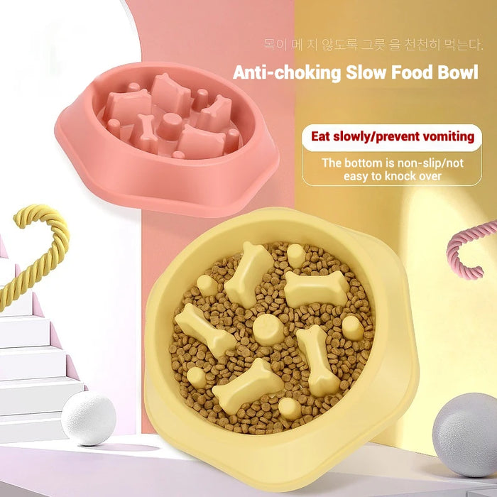 Dog Bowls Slow Feeder 1.5 Cups Slow Feeding Small Medium Breed Puppy Bowl for Fast Eater Dog Dishes to Slow Down Eating Maze