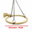 Bird Rope Ring Swing Toys Budgie Cockatiel Hanging Cage Hammock Perch Parrot Toy Bird Toy  Bird Accessories  Pet Toys