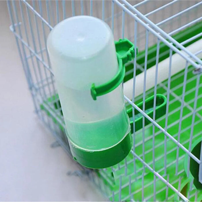 Bird Feeders Waterer Drinker With Clip For Bird Feeders Parrot Cages Water Dispenser Bottles Drinking Bowls Pet Bird Supplies