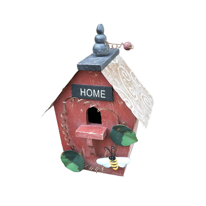 Bird Nest House For Small Parrot Canary Lovebird Parakeet Hatching Birds Hut Outdoor Garden Patio Hanging Chickadee House