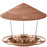 Wild Bird Feeder Hanging with Roof for Garden Yard Outside Decoration Outdoor Feeding Tool Squirrel proof Seed Nut Container