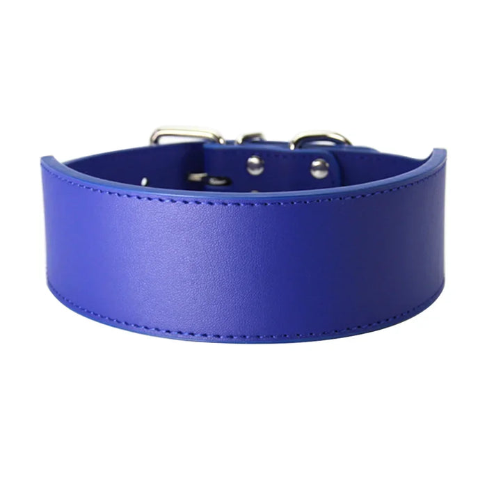 Big Dog Collars Durable Microfiber Leather for Large Dog Pitbull Husky Tibetan Mastiff Leashes Black Pink blue Red Pet supplies