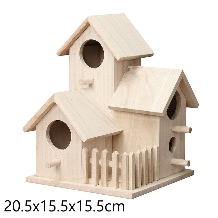 Wooden Bird Houses Bluebirds Home Small Bird House For Outside Garden Unfinished Bird Houses To Paint For Bird Watching