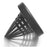 1pcs Black Fish Net Cage Fishnet Finless Eel Loach Trap Fishing Pot Durable Plastic Container Mud cage