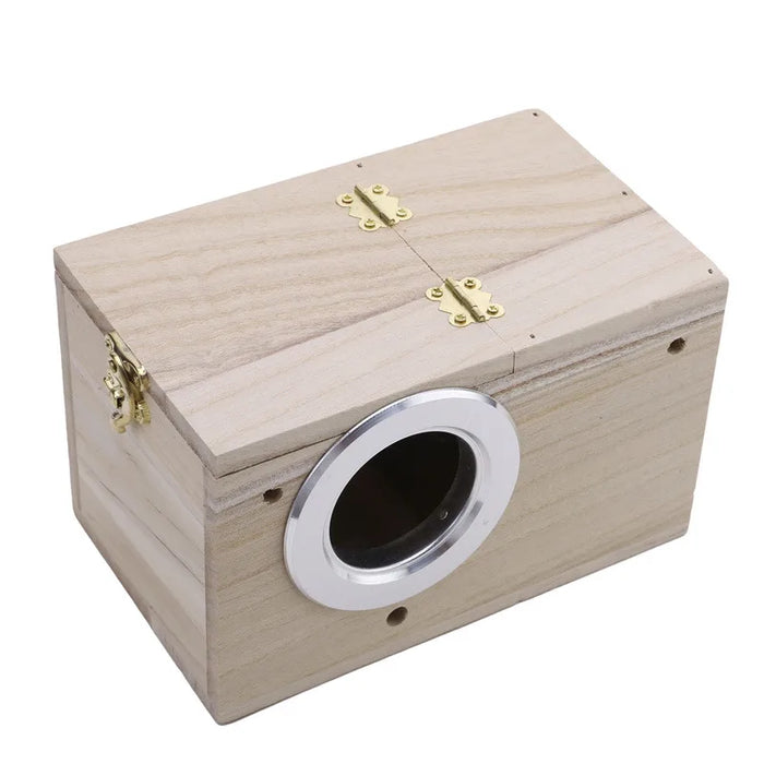High Quality Wooden Bird Cage Nesting Box Breeding Hatching Nest for Parakeet Budgies Cocktail Finch Lovebird Parrot Birdhouse