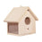 Bird House Wooden Bird Box for Wild Bird Viewing Small Birds Outside Outdoor