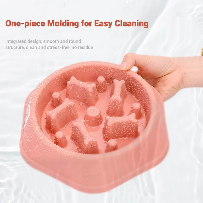 Dog Bowls Slow Feeder 1.5 Cups Slow Feeding Small Medium Breed Puppy Bowl for Fast Eater Dog Dishes to Slow Down Eating Maze