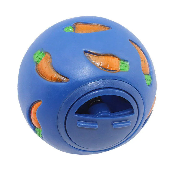 Rabbit Treat Ball Pet Slow Feeder Interactive Bunny Toy Snack Toy Ball Bite Resistant Feeding Toys Ferret Kitty Guinea Pig Cat