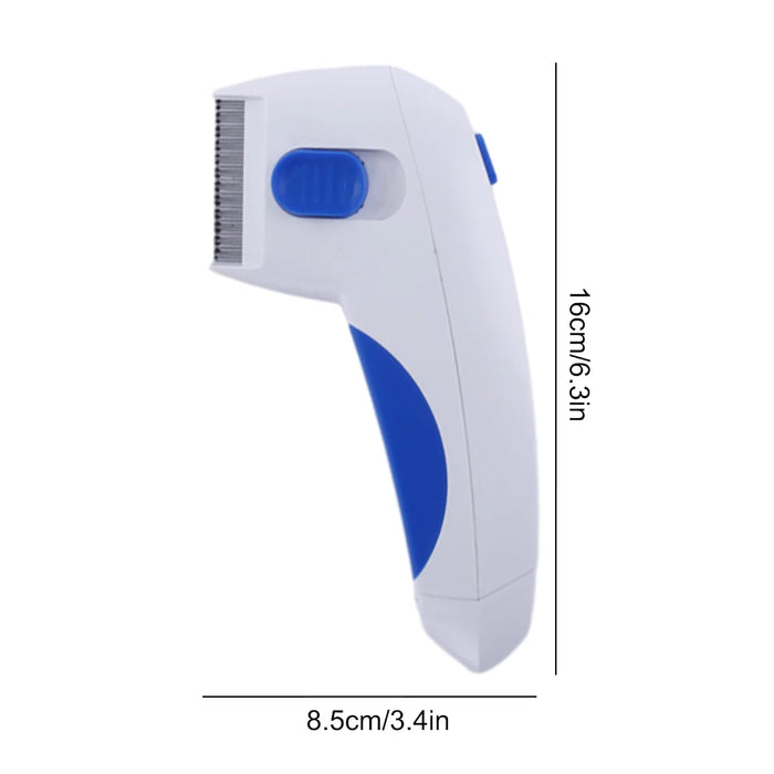 Safe Electric Flea Zapper Comb for Pets - Chemical-Free Solution for Flea Removal