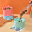 Cat Bowl  Slow Feeder Anti Choking Tall Feet Cartoon Shape Large Capacity Neck Protector Pet Dog Food Dispenser Water Bowl