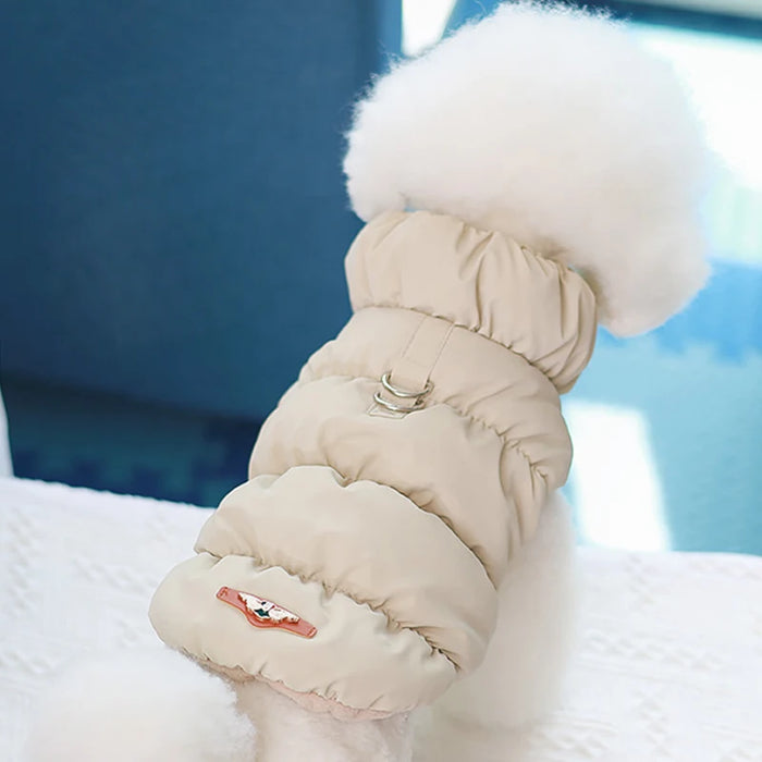Warm Dog Clothes Vest Soft Cotton Coat Pet Jacket Puppy Chihuahua Poodle Pug Turtleneck Outfit French Bulldog Clothes Cat Coats