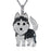Delicate cute boxing dog pendant Necklace Women's elegant pet puppy jewelry Animal accessories Gift for dog lovers