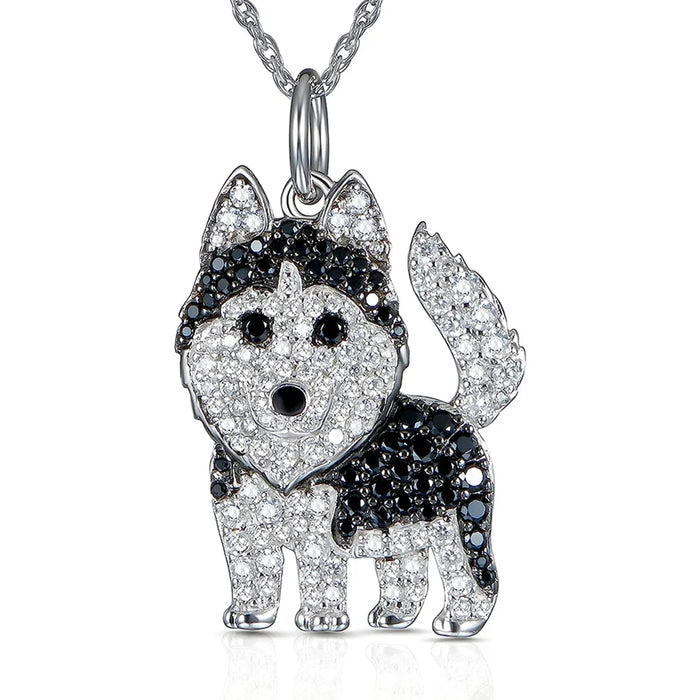 Delicate cute boxing dog pendant Necklace Women's elegant pet puppy jewelry Animal accessories Gift for dog lovers
