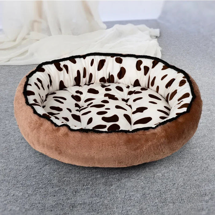 Dog Bed Small Medium Dogs Cushion Double Sides Use Soft Cotton Basket Warm House Washable Bed for Dog Accessories Pet Supplies