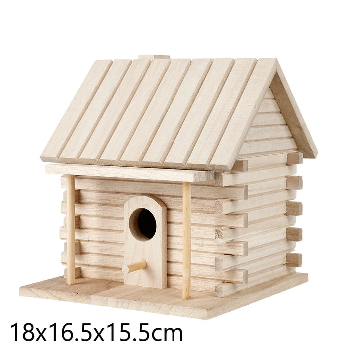 Wooden Bird Houses Bluebirds Home Small Bird House For Outside Garden Unfinished Bird Houses To Paint For Bird Watching