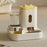 Automatic Feeder Cat Dog Food Bowl With Water Fountain Pet Large Capacity Raised Stand Dish Bowl For Cat Drinker Accessories