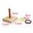 Bird Training Ring Toy Parrot Educational Toys Training Interactive Bird Supplies Bird Toys Random Color