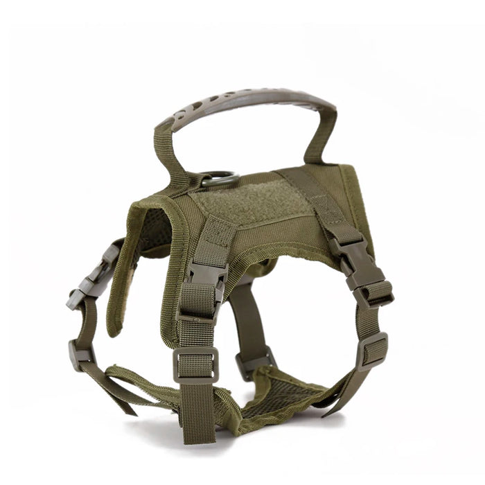 Tactical Cat Harness Small Dog Collar Adjustable 600D Nylon Pet Traction Kitten Escape Proof Cat Vest Pet Cat Harness Belt