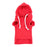 Cute Hamster Guinea Clothes Ferret Hoodie Solid Color Drawstring Hooded Sweatshirt Thick Fleece Foreleg Elastic Pet Hoodie