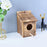 Wooden Bird House Outdoor Weatherproof Parrot Bird Nest Breeding Sleeping Box Paint Decorative DIY Storage Hanging Birdhouse