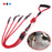 Pet Dog Leash Nylon Rope Double Dual Two Heads Dogs Leash 2 Way Coupler Walk Two and More Dogs Collars Harness Leads Dog Leashes