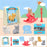Cute Dog Pet Basket Family Toys Dog Doll Set Dog Cage Toys Scene Playing Toys Christmas Decoration Kids Pretend Play Gifts