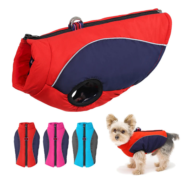 Warm Winter Pet Dog Clothes For Small Dogs Pets Puppy Reflective Coat French Bulldog Outfit Waterproof Jacket Chihuahua Clothing