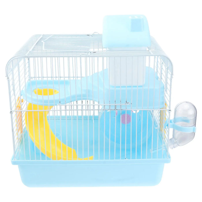 Double Layer Acrylic Pet Cage Includes Exercise Wheel Water Bottle Villa Cage For Animals Hamster House Chinchilla Habitat Home