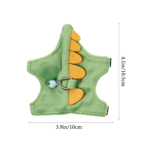 Green Pet Harness Adjustable Small Pets Traction Rope Ferret Leash Collars Harnesses Leashes Pet Products Dog Cat