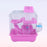 Double Layer Acrylic Pet Cage Includes Exercise Wheel Water Bottle Villa Cage For Animals Hamster House Chinchilla Habitat Home