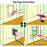 Dog Cat Flap Door with 4 Way Security Lock Transparent ABS Plastic Gate Four sizes（S/M/L/XL） Flap Doors Cat & Puppy Safety Gate