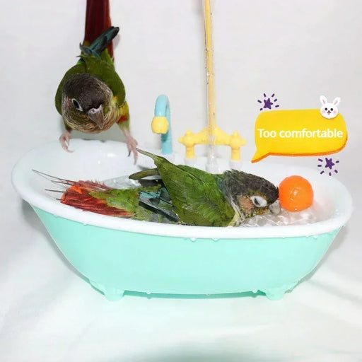 Parrot Bath Bird Bathtub Automatic Shower Bathtub For Birds Parakeets Lovebirds Parrots Birds Supplies Parrot Toys