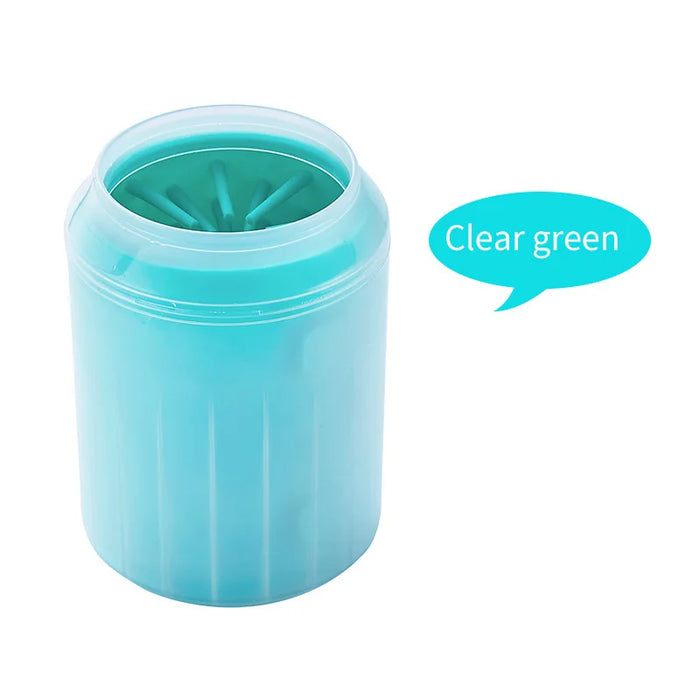 Dog Foot Cup Paw Washer Cleaner Dog Cat Foot Cleaning Brush Soft Silicone Dog Paw Cleaning Tool Pet Paw Cleaning Bucket Supplies
