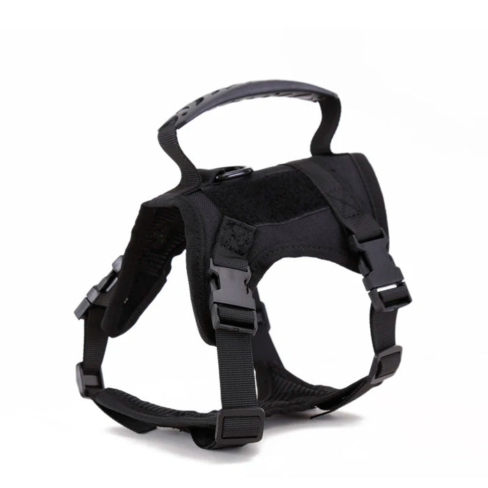 Tactical Cat Harness Small Dog Collar Adjustable 600D Nylon Pet Traction Kitten Escape Proof Cat Vest Pet Cat Harness Belt