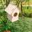 Wooden Mini Bird Cage Outdoor Hanging Birdhouse Box DIY Painting Blank Wood Garden Bird Cages Yard Decoration Bird Parrot Nest