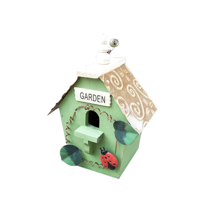 Bird Nest House For Small Parrot Canary Lovebird Parakeet Hatching Birds Hut Outdoor Garden Patio Hanging Chickadee House