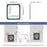 Large Small Dog and Cat Screen Door, Lockable Self-Closing Function, Sturdy Pet Door Easy Safe Freely Enter House Outdoor Window