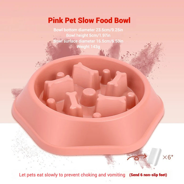 Dog Bowls Slow Feeder 1.5 Cups Slow Feeding Small Medium Breed Puppy Bowl for Fast Eater Dog Dishes to Slow Down Eating Maze