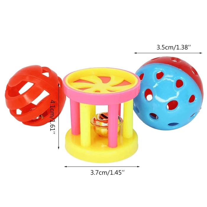 Bird Toy Ball with Bird Raising Supplies Pets Training Equipment Parrot Chewing Toy Christmas Gifts for Bird Lovers