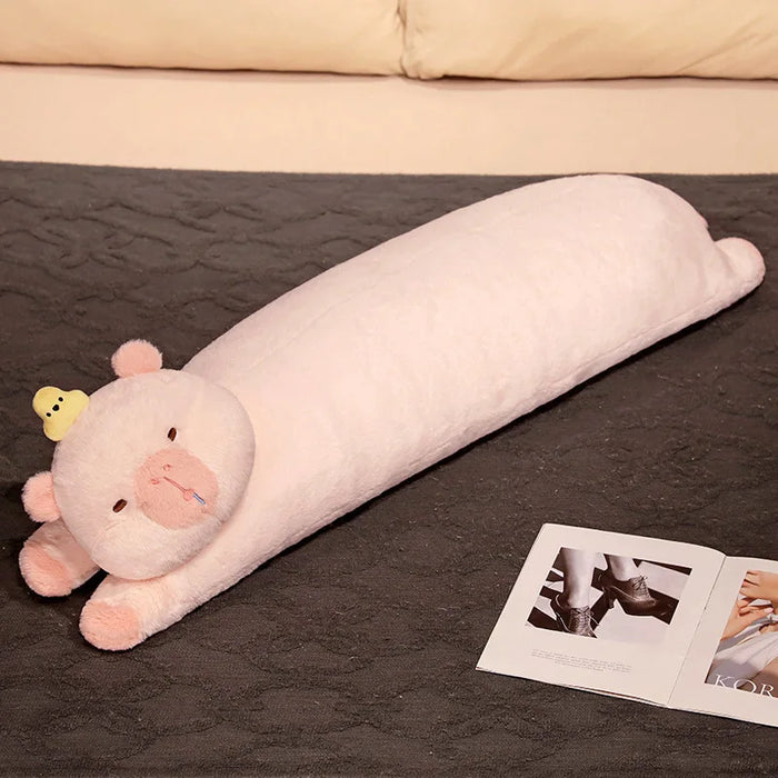 Pufferfish Capybara Long Strip Pillow Girls Sleep Clip Legs Side Sleep Pillow Boys Sleep Special Bed Head Cushion