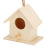 4Pcs Wood Bird Nests Hanging Birdhouse Breeding Box Birds Cage For Garden DIY Decoration
