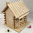 Bird Cage Accessories Birdhouses For Outside Wooden Bird House Nesting Box Hanging Bird Nests Home Garden Decoration