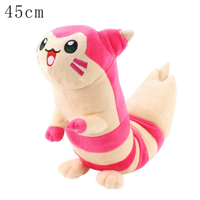 Pokemon Plush Sleepy Furret Plush Kawaii Pikachu Sentret Stuffed Doll Anime Room Decor Office Nap Furret Pillow Toys Gifts