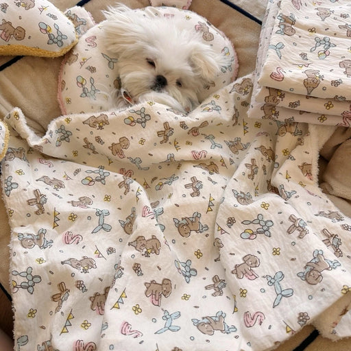 Dog Bed Blanket Soft Cozy Pet Cushion For Small Large Dogs Spring Autumn Warm Travel Mats French Bulldog Chihuahua Supplies