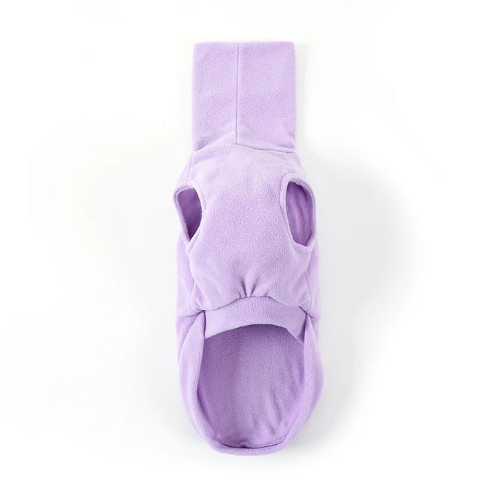 Winter Fleece Whippet Vest Italian Greyhound Clothes Turtleneck Dog Clothes Soft Fleece Clothes