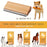 Wood PET Cat Dog Horse Removal Shedding Grooming Tool Hair Brush Comb Long Hair self-Cleaning