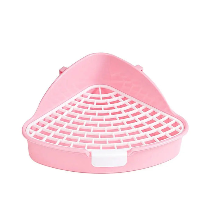 Rabbit Litter Tray Corner Toilet Potty for Chinchilla Ferret Cage Accessories